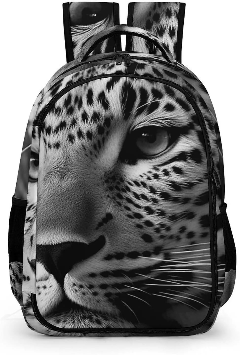 Backpack for Men Women Laptop Backpack Black And White Pattern Casual Daypack Laptop Bag for Travel