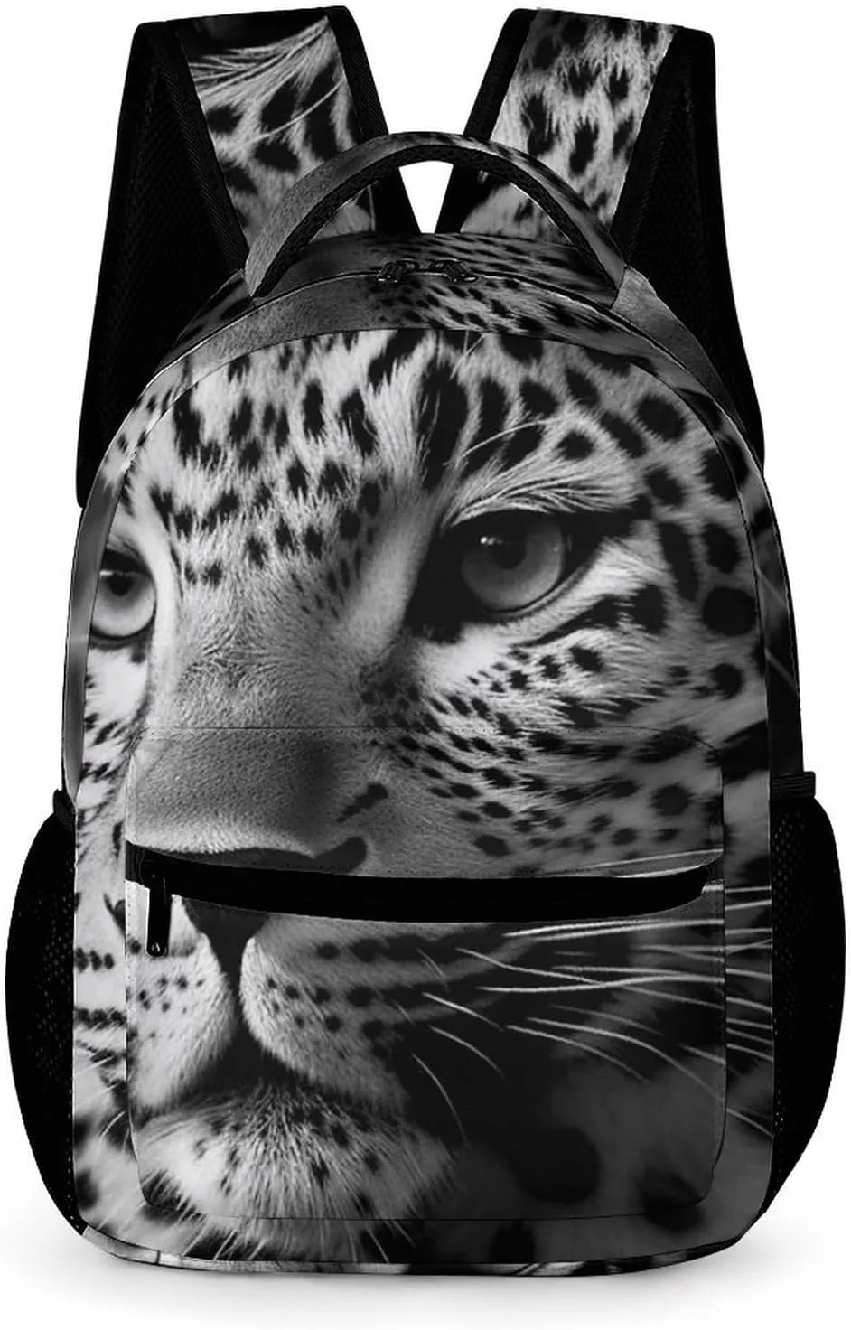 Backpack for Men Women Laptop Backpack Black And White Pattern Casual Daypack Laptop Bag for Travel