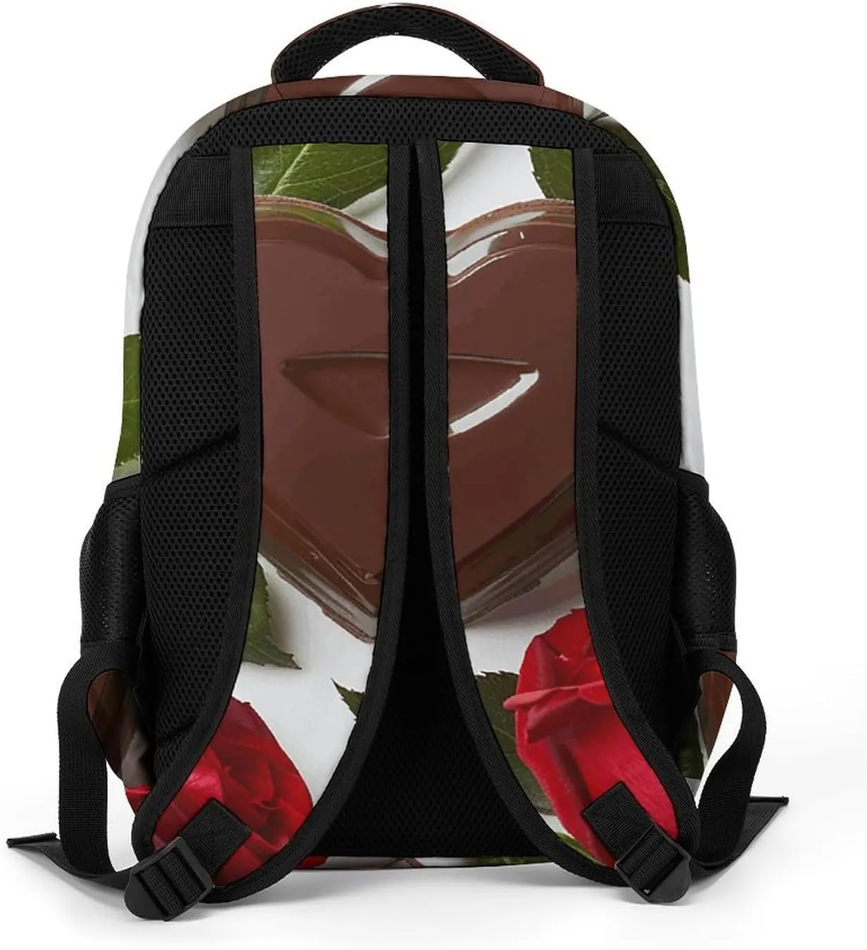 Backpack for Men Women Laptop Backpack Chocolate And Roses Casual Daypack Laptop Bag for Travel