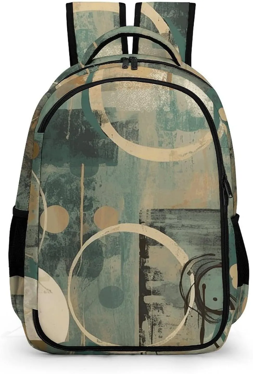 Backpack for Men Women Laptop Backpack Circles And Lines Casual Daypack Laptop Bag for Travel