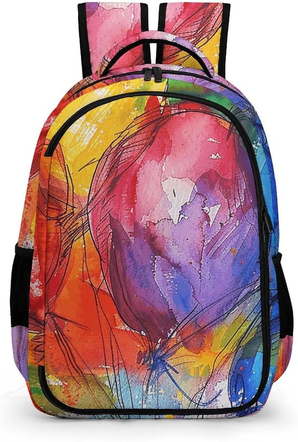 Backpack for Men Women Laptop Backpack Colorful Balloon Pictures Casual Daypack Laptop Bag for Travel
