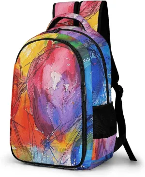 Backpack for Men Women Laptop Backpack Colorful Balloon Pictures Casual Daypack Laptop Bag for Travel