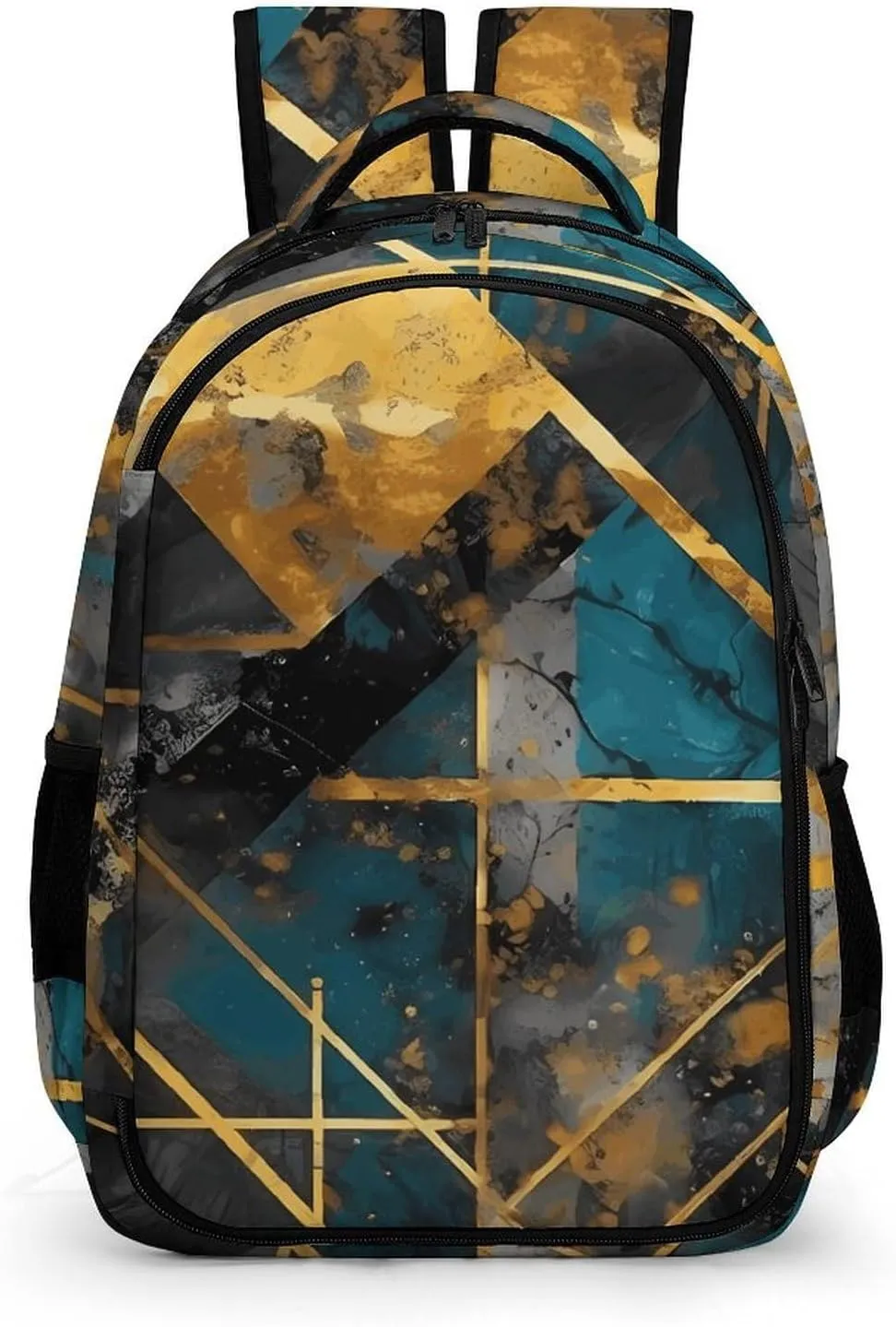 Backpack for Men Women Laptop Backpack Contemporary Art Pattern Casual Daypack Laptop Bag for Travel