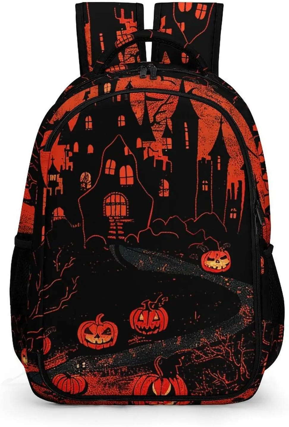 Backpack for Men Women Laptop Backpack Crimson Style Castle Casual Daypack Laptop Bag for Travel