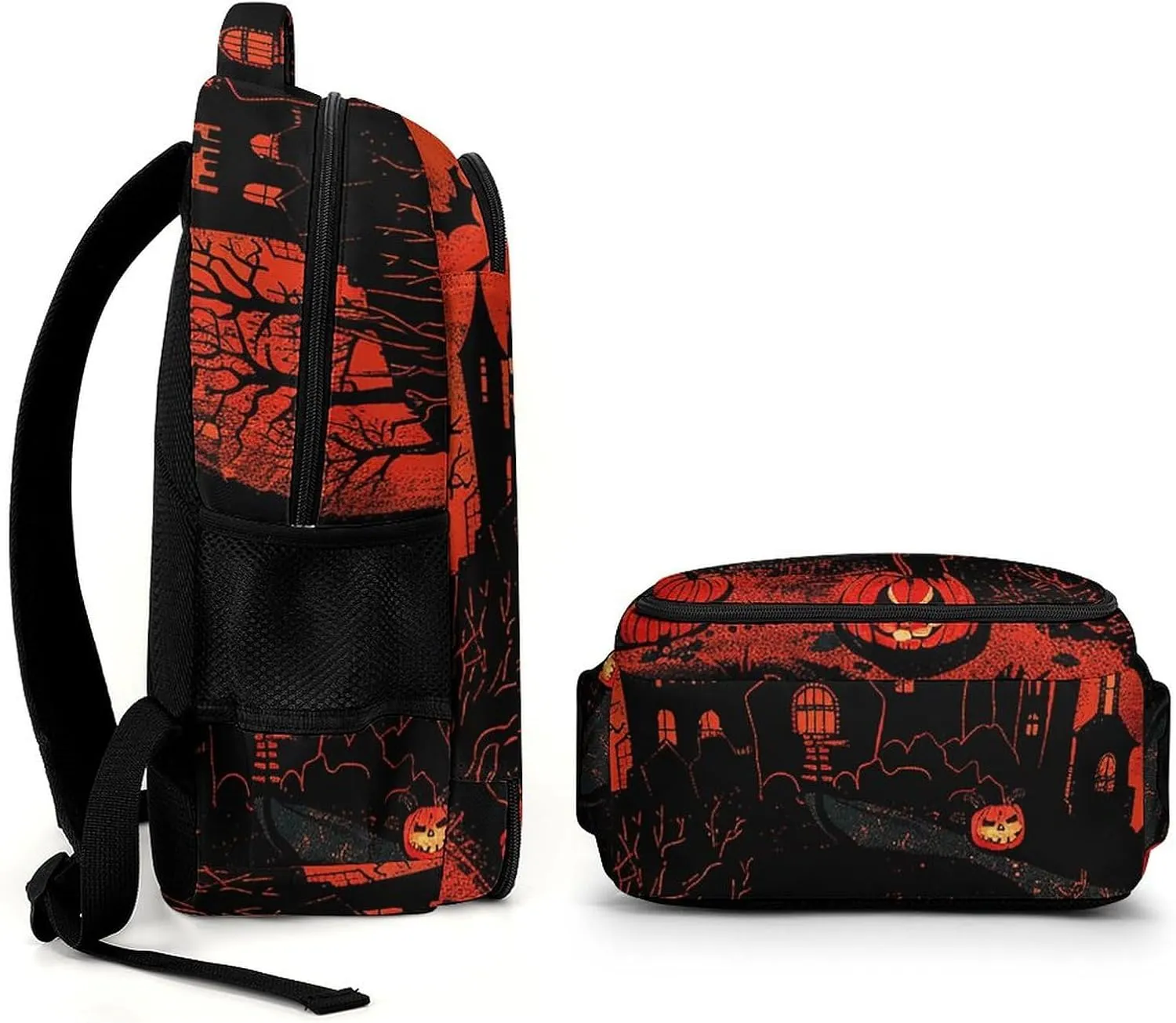 Backpack for Men Women Laptop Backpack Crimson Style Castle Casual Daypack Laptop Bag for Travel