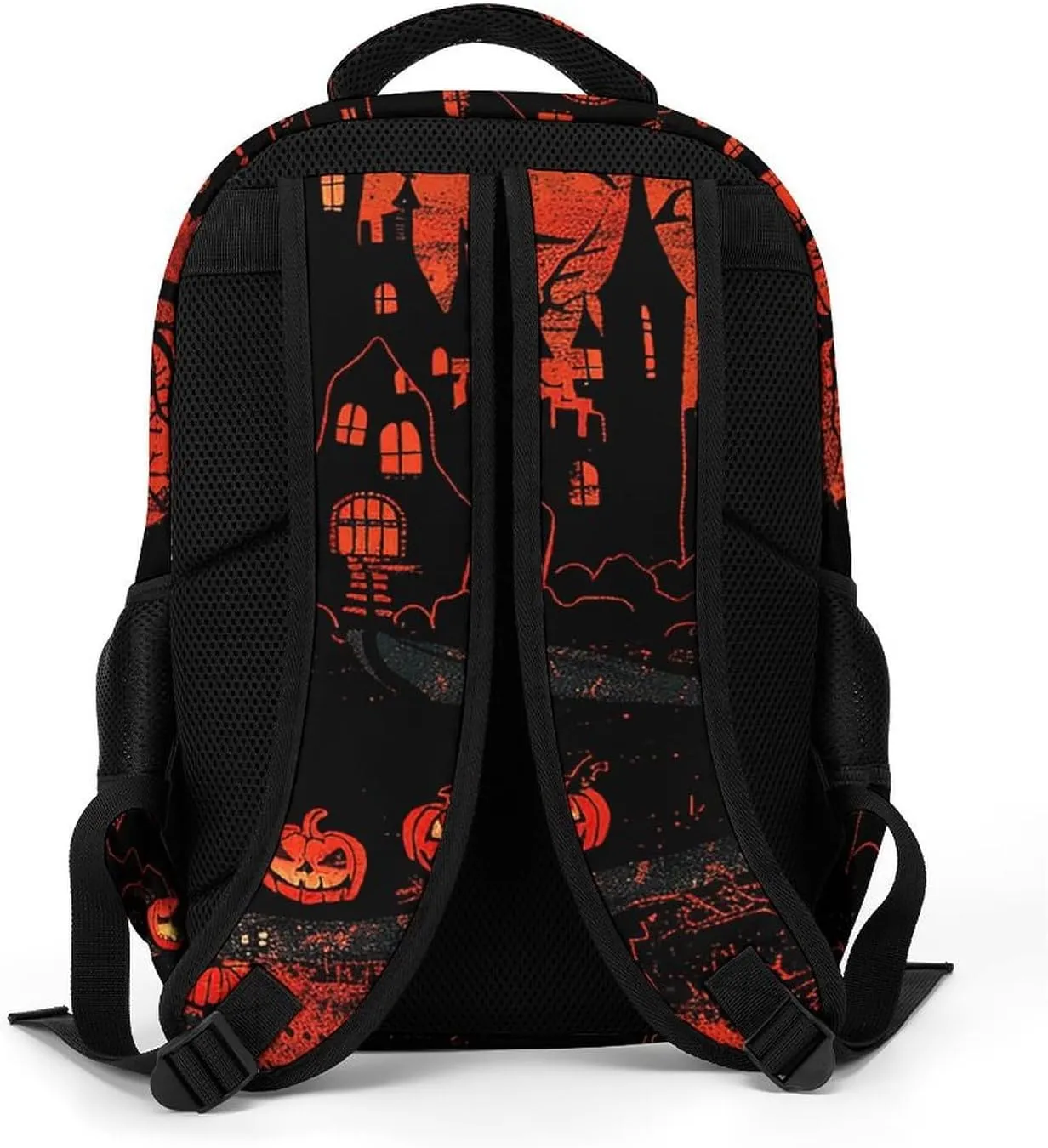 Backpack for Men Women Laptop Backpack Crimson Style Castle Casual Daypack Laptop Bag for Travel