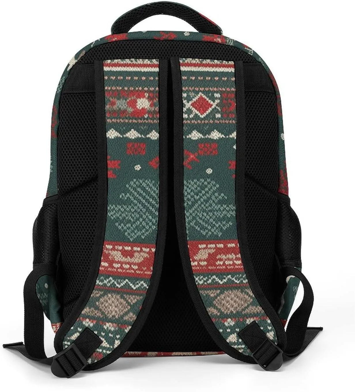 Backpack for Men Women Laptop Backpack Dark Green And Gray Casual Daypack Laptop Bag for Travel