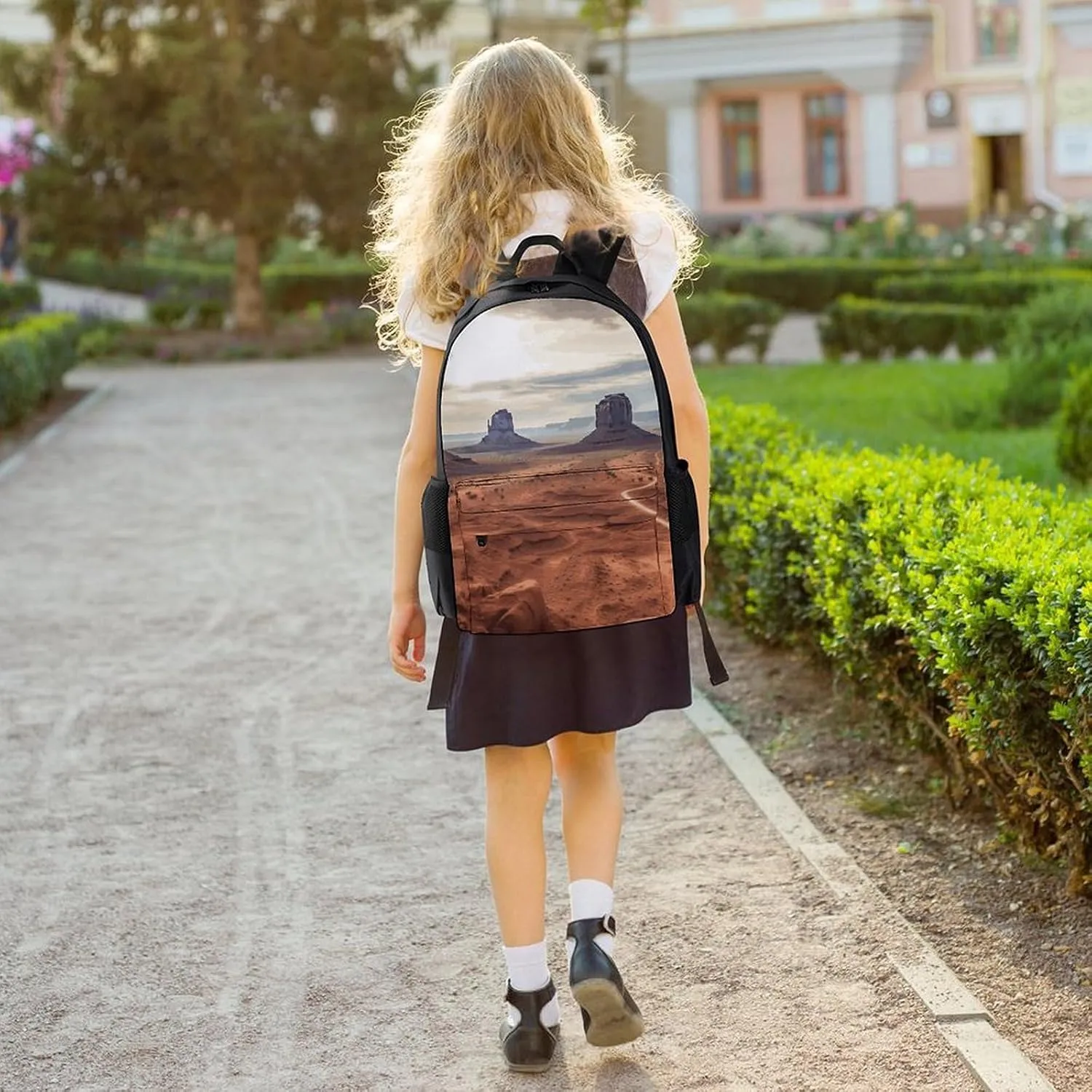 Backpack for Men Women Laptop Backpack Landscape of Monument Valley Casual Daypack Laptop Bag for Travel