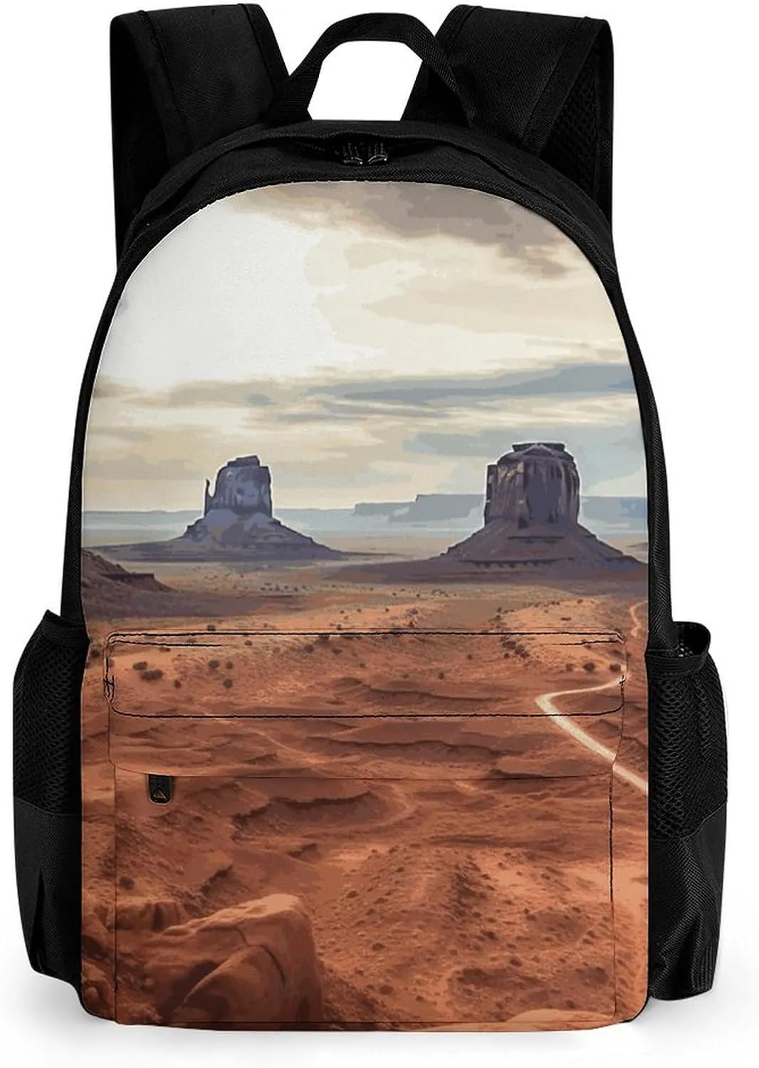 Backpack for Men Women Laptop Backpack Landscape of Monument Valley Casual Daypack Laptop Bag for Travel
