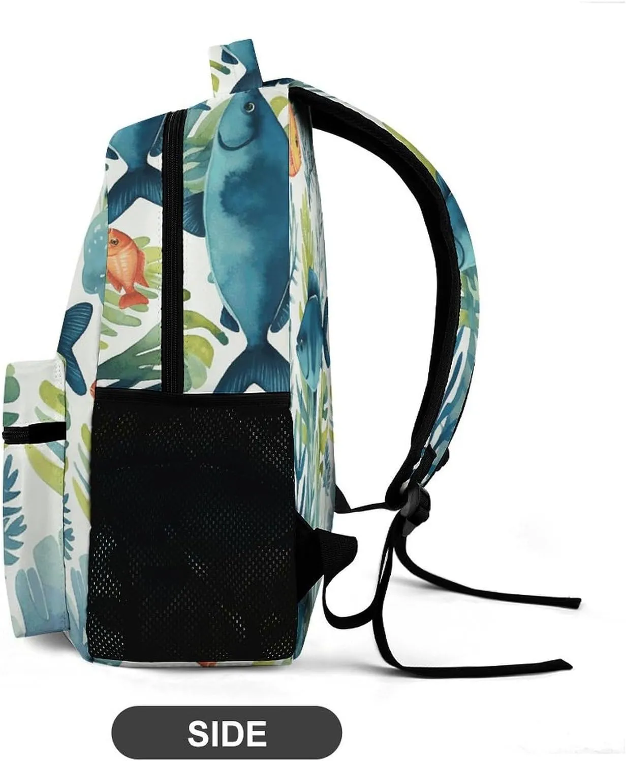 Backpack for Men Women Laptop Backpack Marine Animal Pattern Casual Daypack Laptop Bag for Travel
