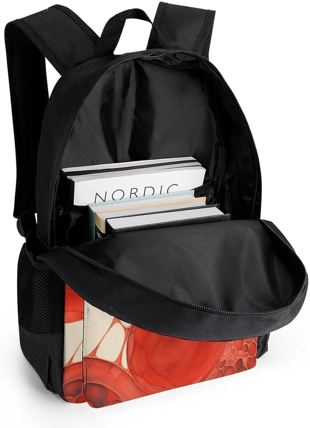 Backpack for Men Women Laptop Backpack Realistic Red Cells Casual Daypack Laptop Bag for Travel