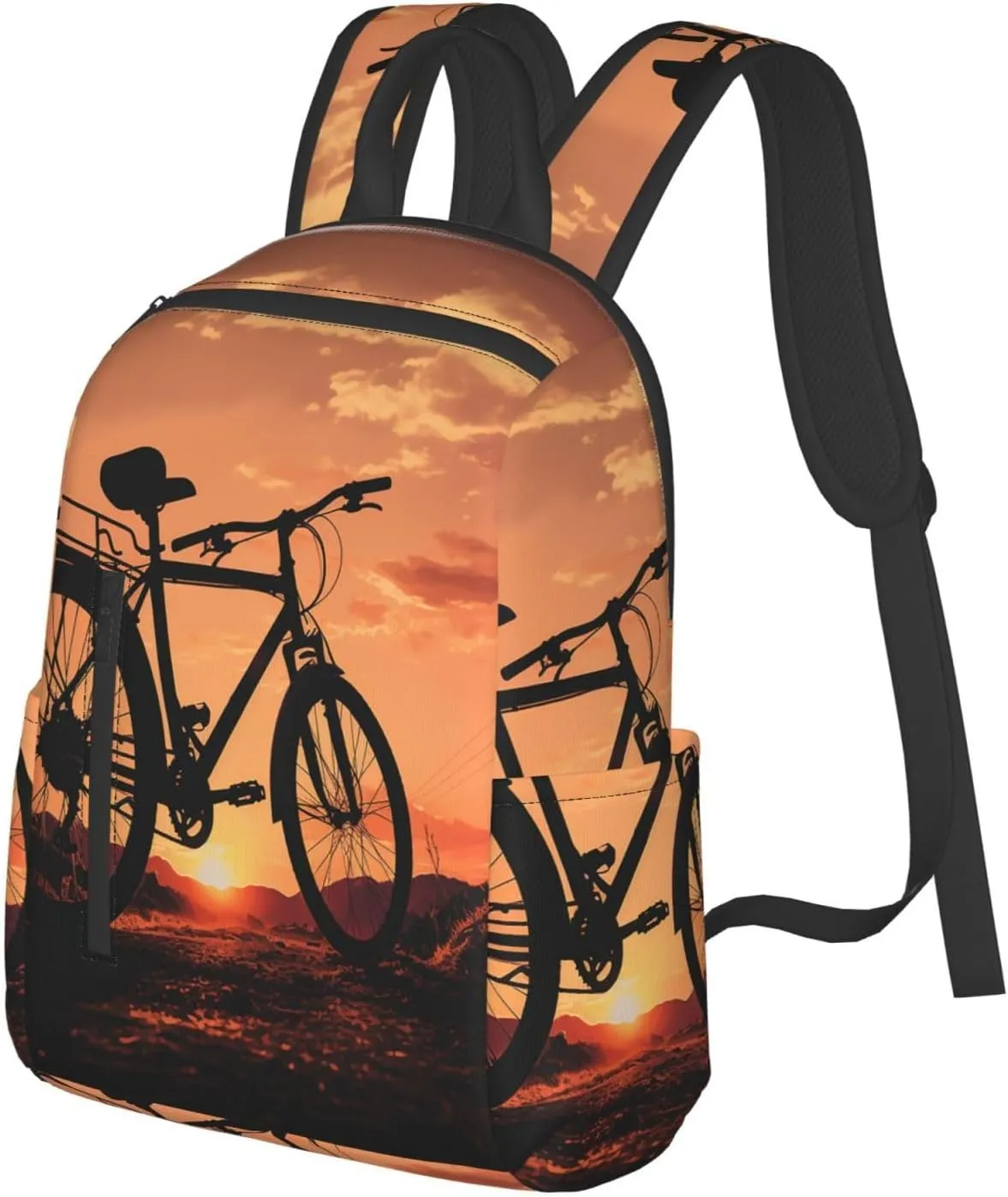 Backpack for Men Women Laptop Backpack Spiral and curve patterns Daypack Laptop Bag for Travel, Road Bicycle, One Size