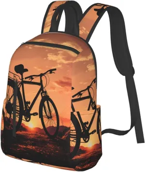 Backpack for Men Women Laptop Backpack Spiral and curve patterns Daypack Laptop Bag for Travel, Road Bicycle, One Size