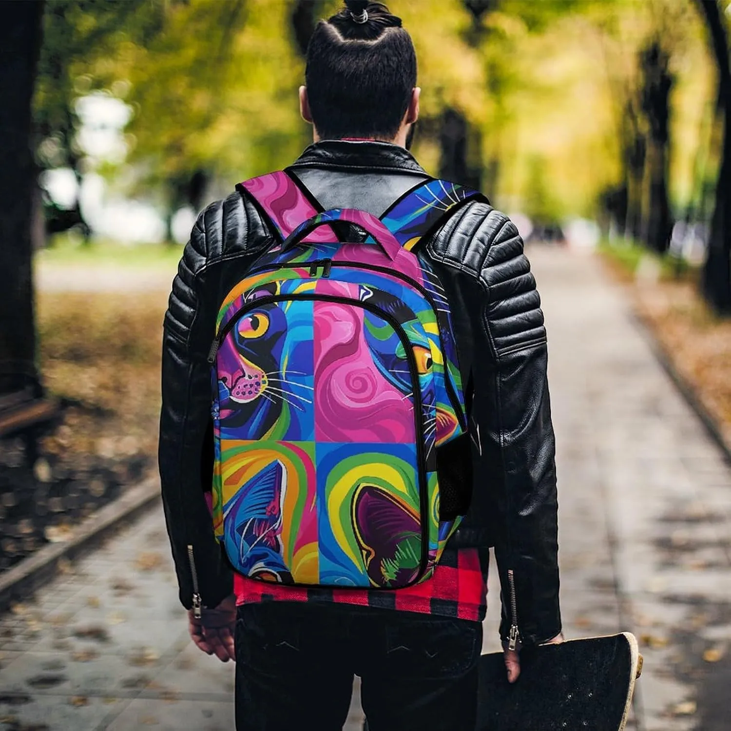 Backpack for Men Women Laptop Backpack Swirls And Spirals Casual Daypack Laptop Bag for Travel