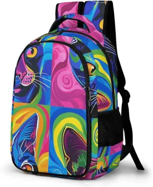 Backpack for Men Women Laptop Backpack Swirls And Spirals Casual Daypack Laptop Bag for Travel