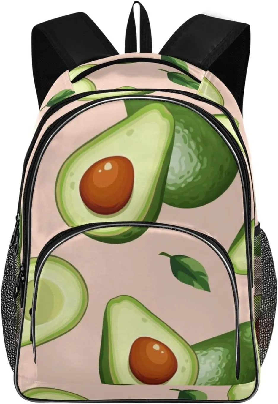 Backpacks 22L Three Layer Arc Book Bag Lightweight for Travel Camping Hiking Rucksack Daypack Kids & Adults Avocado Fruit