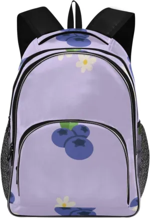 Backpacks 22L Three Layer Arc Book Bag Lightweight for Travel Camping Hiking Rucksack Daypack Kids & Adults Blueberry