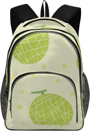 Backpacks 22L Three Layer Arc Book Bag Lightweight for Travel Camping Hiking Rucksack Daypack Kids & Adults Green Melons