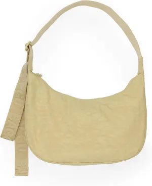 BAGGU Medium Nylon Crescent Bag - Butter