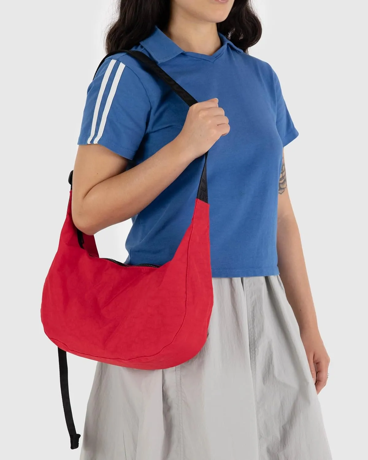 BAGGU Medium Nylon Crescent Bag