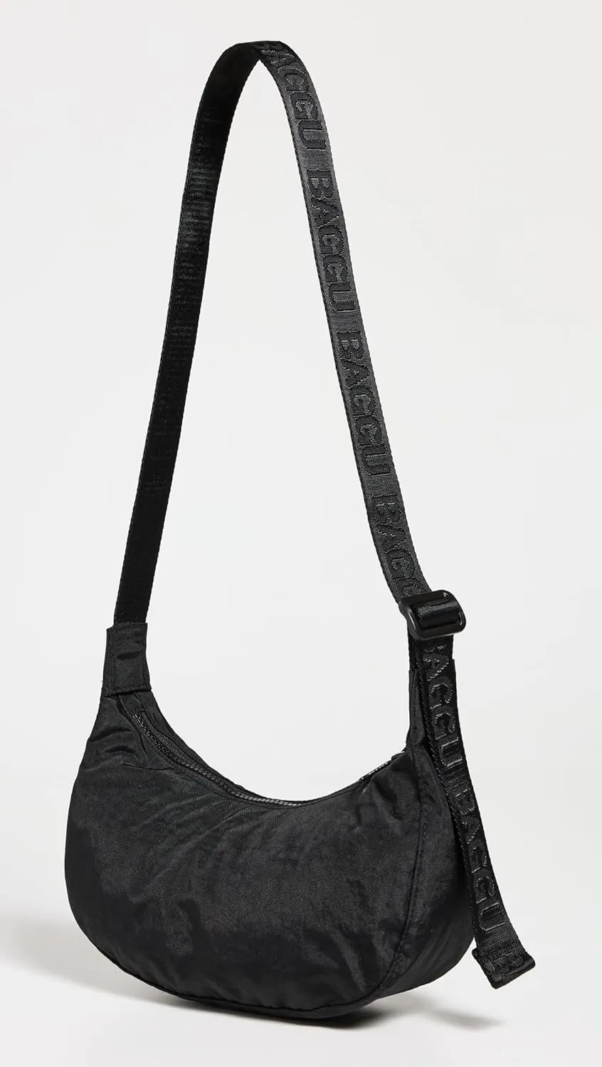 BAGGU Small Nylon Crescent Bag