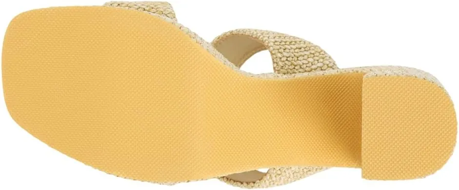 BEACH by Matisse Womens Gem Platform Block Casual Sandals Casual High Heel 3" & Up - Beige