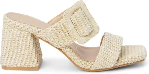 BEACH by Matisse Womens Lucy Block Casual Sandals Casual High Heel 3" & Up - Beige