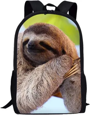 Beauty Collector 3D Animal Print Lightweight Backpacks Casual School Bags Daypacks