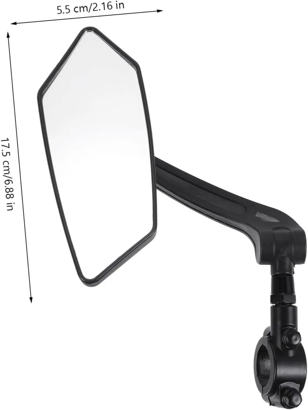 Bicycle Rear View Mirror for Handlebars High Definition Right Side Reflective Mirror Accessory for Road and Mountain Biking Offers Wide Viewing Angles for Safe Riding