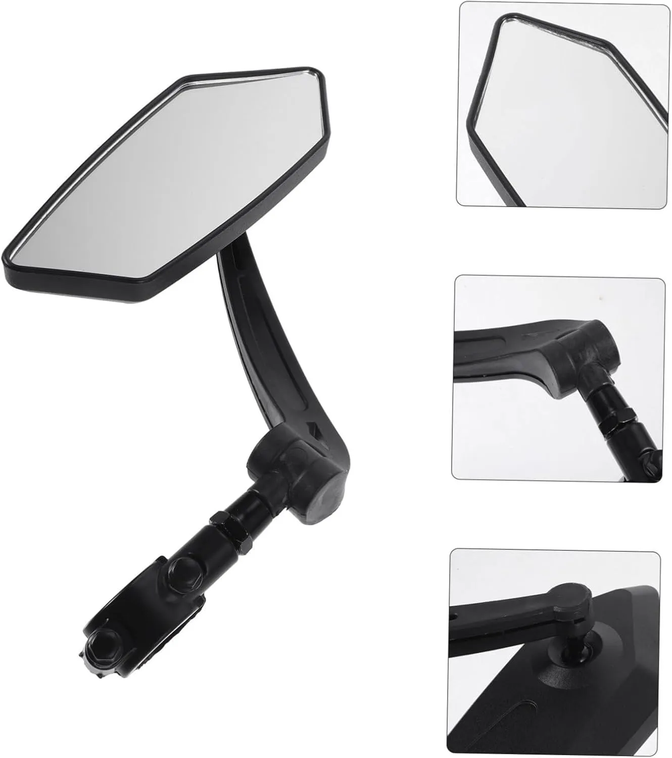 Bicycle Rear View Mirror for Handlebars High Definition Right Side Reflective Mirror Accessory for Road and Mountain Biking Offers Wide Viewing Angles for Safe Riding