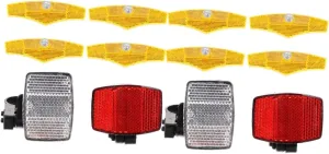 Bicycle Reflector Front Reflective Rear Bike Cycling Accessories Wheel Reflector Universal Reflectors