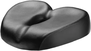 Bicycle Saddle Soft Cushion Mountain Comfort PU Leather Elegant Shock Absorbing Breathable Cycling Part Replacement Bike Seat
