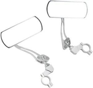 Bike Glass 360 Degree Rotatable Cycling Rear View Glass Bicycles Handlebar Rearview Reflectors Safe Wide Ranges Glass