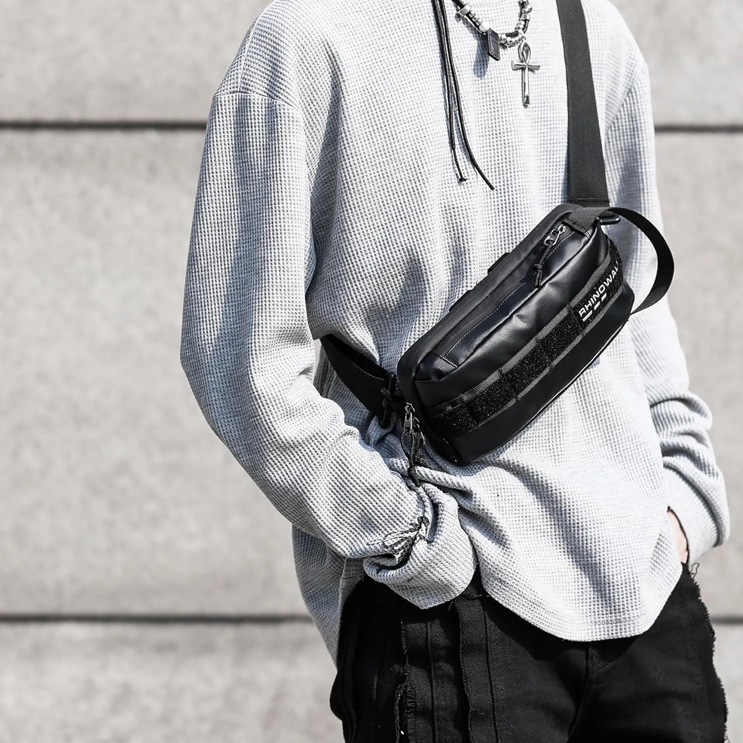 Bike Handlebar Bag Bicycle Front Bag Shoulder Bag Storage Bag with Shoulder Strap for Road Mountain Bike Cycling Travel