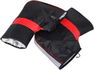 Bike Handlebar Mittens Waterproof Windproof Gloves Electric Bike Riding Gear for Cold Climate