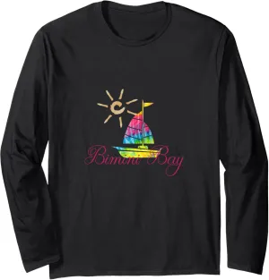 Bimini Bay Tye Dye Sailboat Long Sleeve T-Shirt