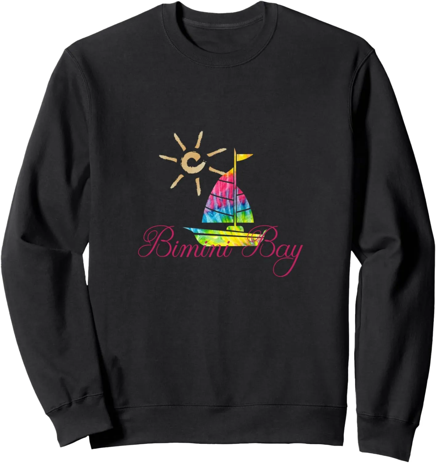 Bimini Bay Tye Dye Sailboat Sweatshirt