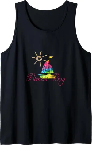 Bimini Bay Tye Dye Sailboat Tank Top