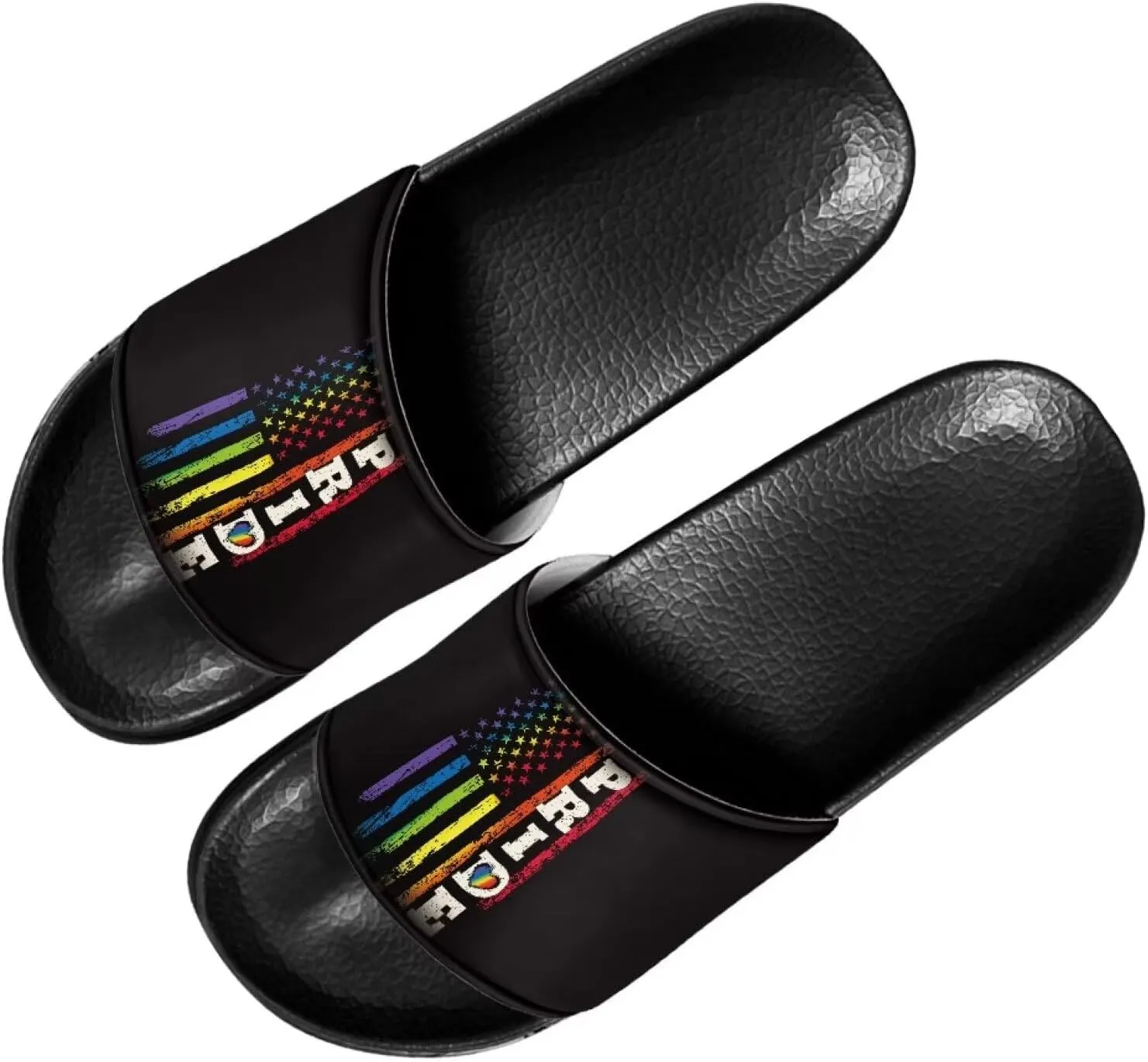Binienty Womens Mens Fashion Slide Sandals Non Slip Summer Slippers for Bathroom, Indoor Home, Pool, Beach