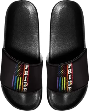 Binienty Womens Mens Fashion Slide Sandals Non Slip Summer Slippers for Bathroom, Indoor Home, Pool, Beach