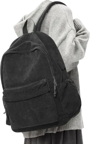 Black Classic Backpack For School Girls Boys Backpack with USB Charging Port College Back pack Lightweight Casual Daypacks Cute High School Bookbag for Students