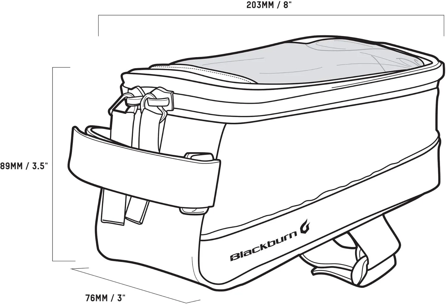 Blackburn Local Plus Top Tube Bike Bag