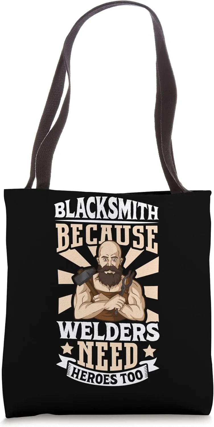Blacksmith Metal Worker Bladesmith Metalworking Tote Bag