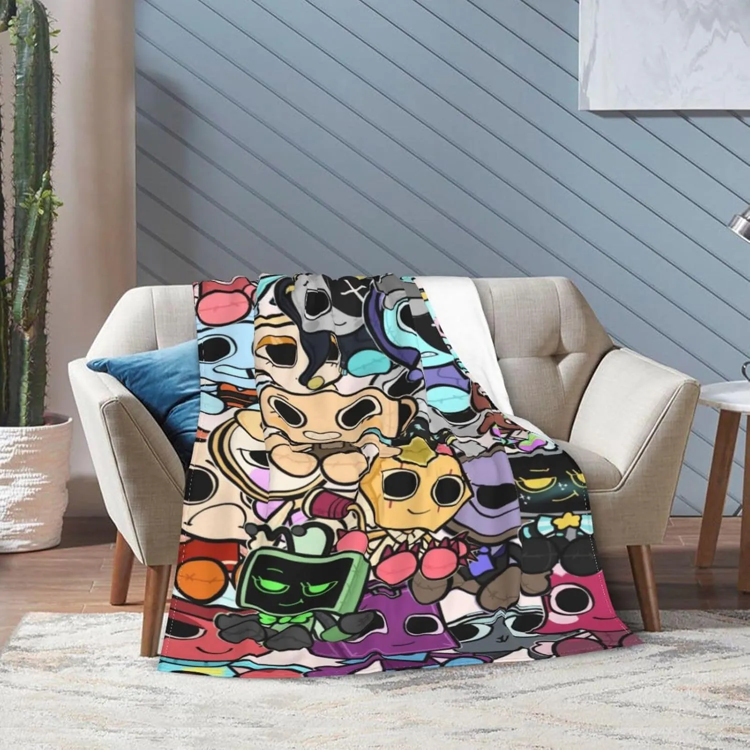 Blanket Dandy's Cartoon World Throw Blanket Super Soft Warm Cozy Bed Blankets Sofa Bed Couch Decor Gifts for Men Women and Kids 50"x40"