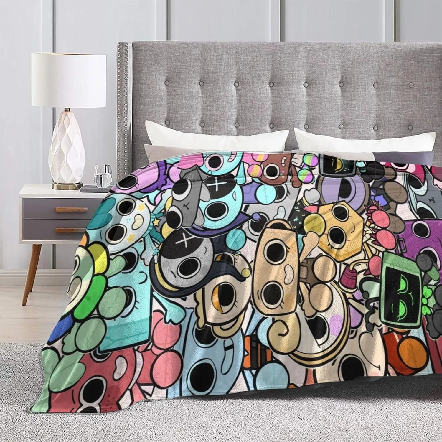Blanket Dandy's Cartoon World Throw Blanket Super Soft Warm Cozy Bed Blankets Sofa Bed Couch Decor Gifts for Men Women and Kids 50"x40"
