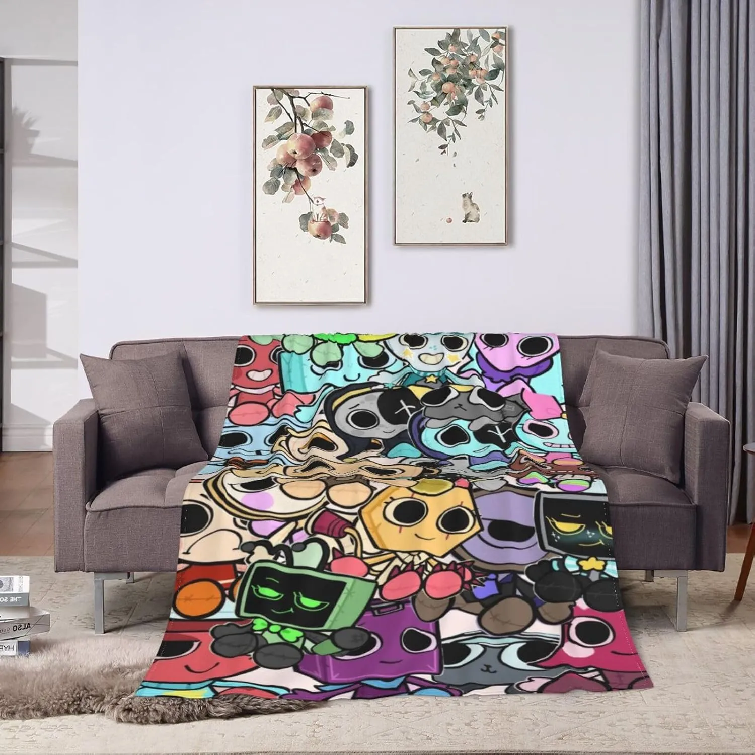 Blanket Dandy's Cartoon World Throw Blanket Super Soft Warm Cozy Bed Blankets Sofa Bed Couch Decor Gifts for Men Women and Kids 50"x40"