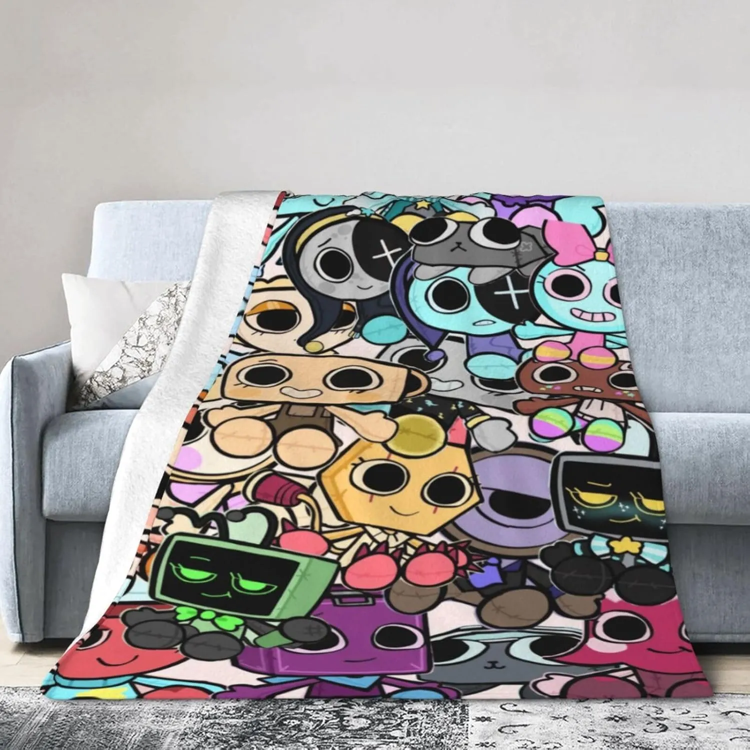 Blanket Dandy's Cartoon World Throw Blanket Super Soft Warm Cozy Bed Blankets Sofa Bed Couch Decor Gifts for Men Women and Kids 50"x40"