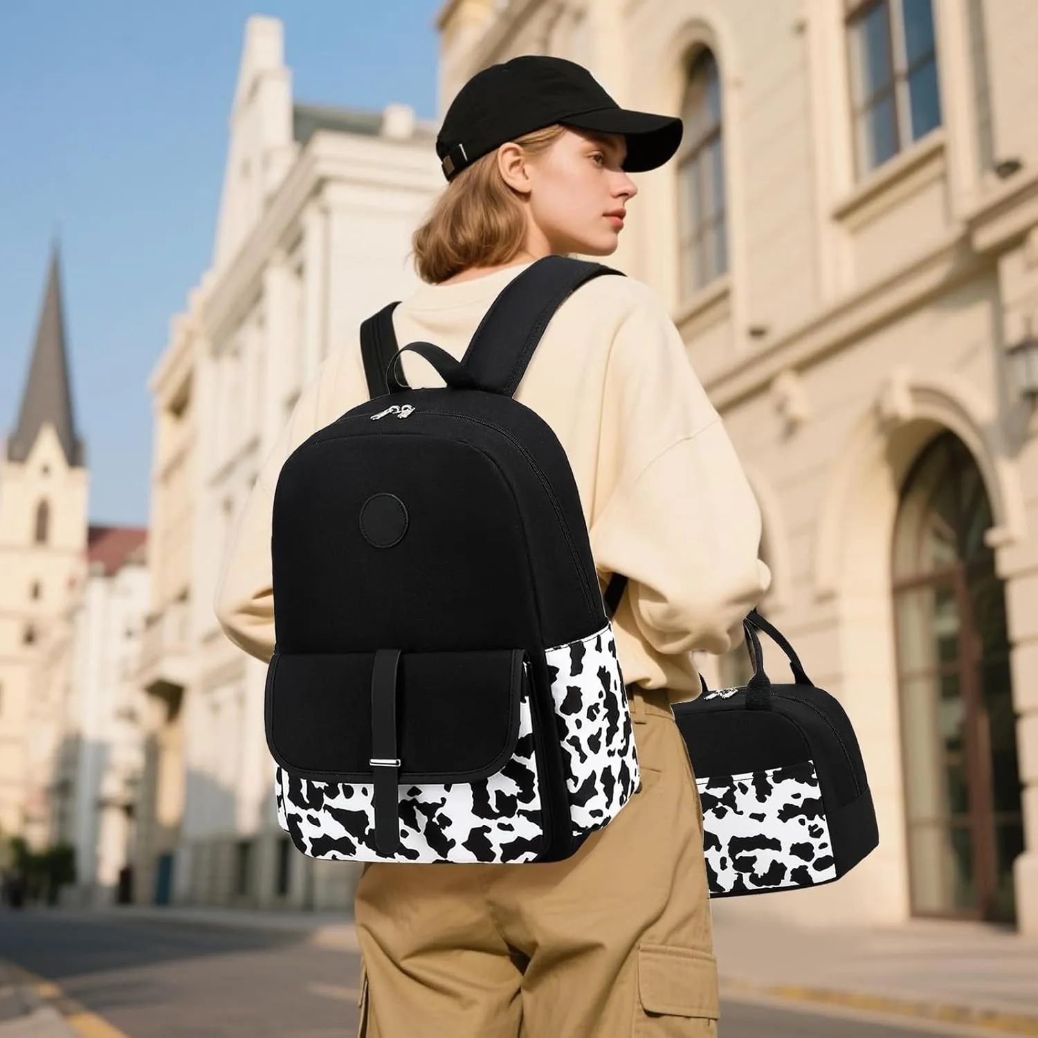 Bluboon Bookbags School Backpack Laptop Schoolbag for Teens Girls High School