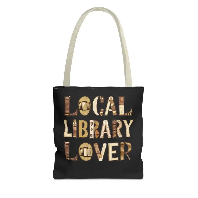 Blue Aop Tote Bag for Local Library Lover