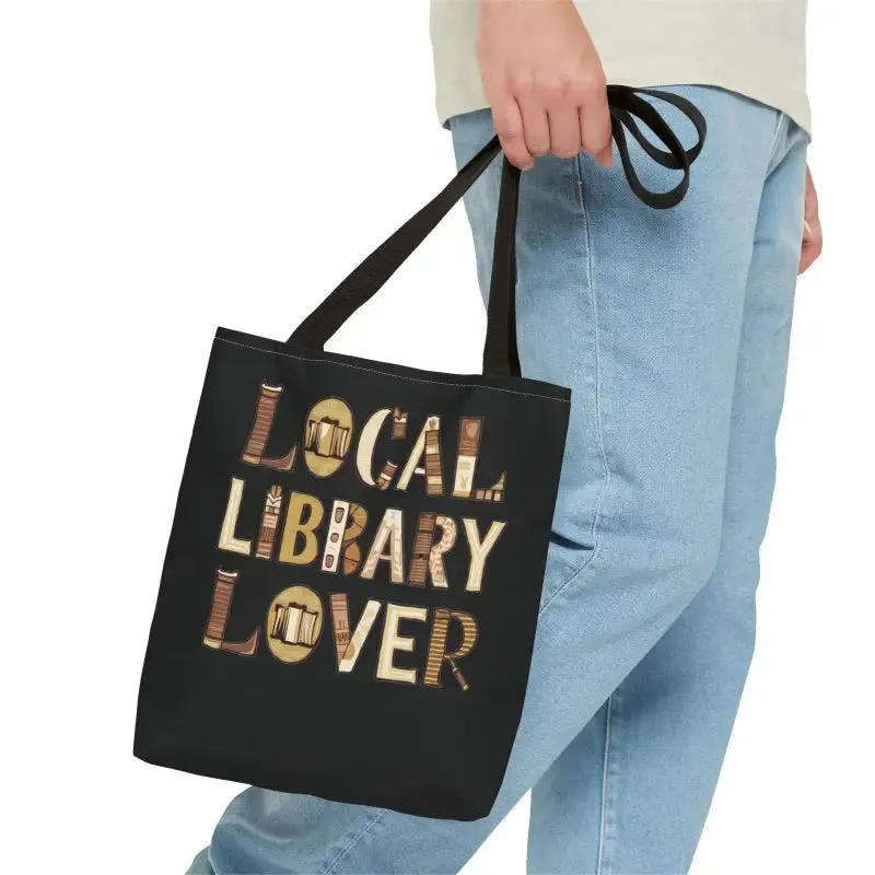 Blue Aop Tote Bag for Local Library Lover